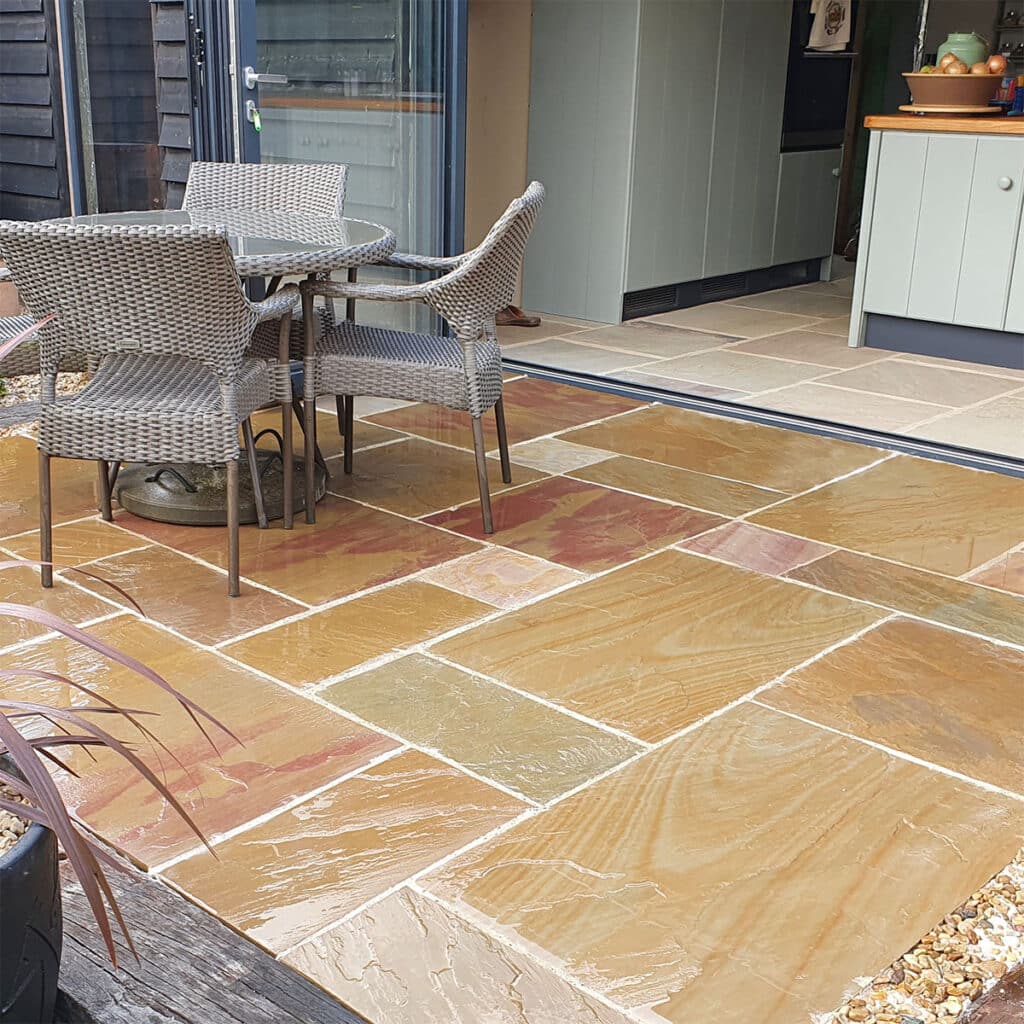 Rippon Buff Sandstone Paving Paving Slabs Patio Stones Nustone