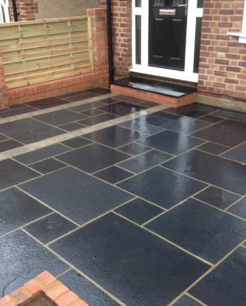 Blue-Black Slate Paving Patio Kit - Slate Patio Stone