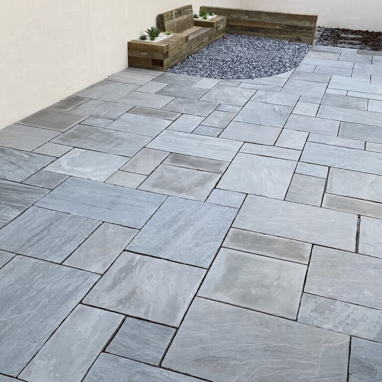 Kandla Grey Sandstone Paving Slabs | FREE* Delivery Available | Nustone