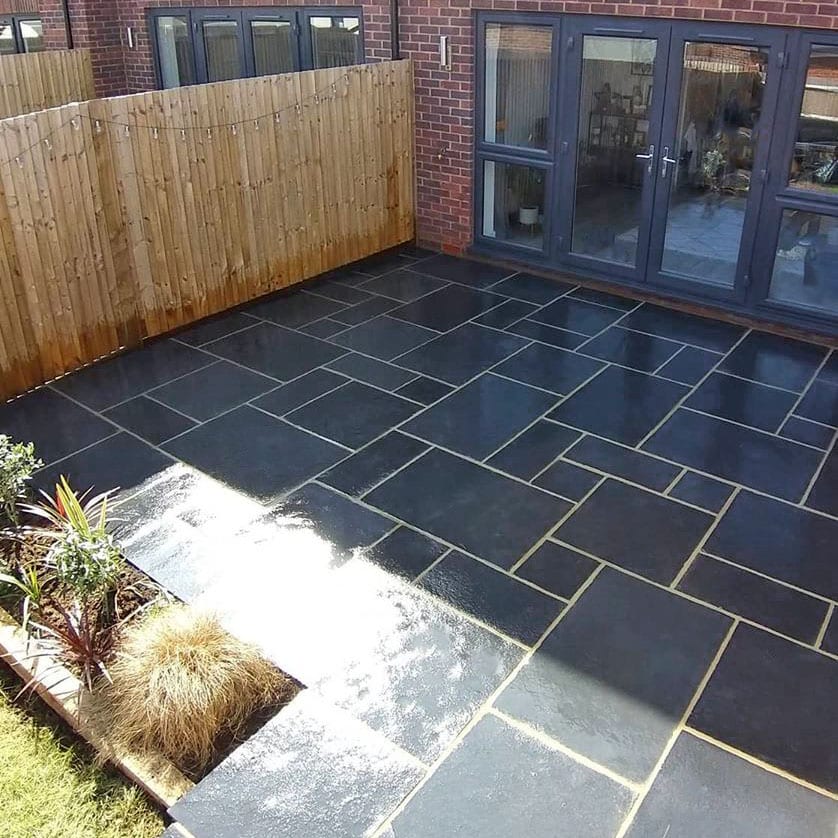 How To Clean Restore Black Limestone Paving Nustone