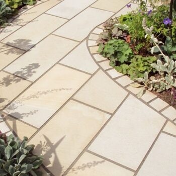 Sawn Mint Sandstone X Paving Slabs Patio Stones Nustone