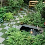 How to Lay a Checkerboard Patio Garden
