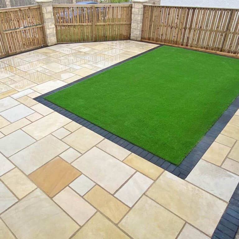 Sawn Mint Sandstone Patio Kit Paving Slabs Patio Stones Nustone