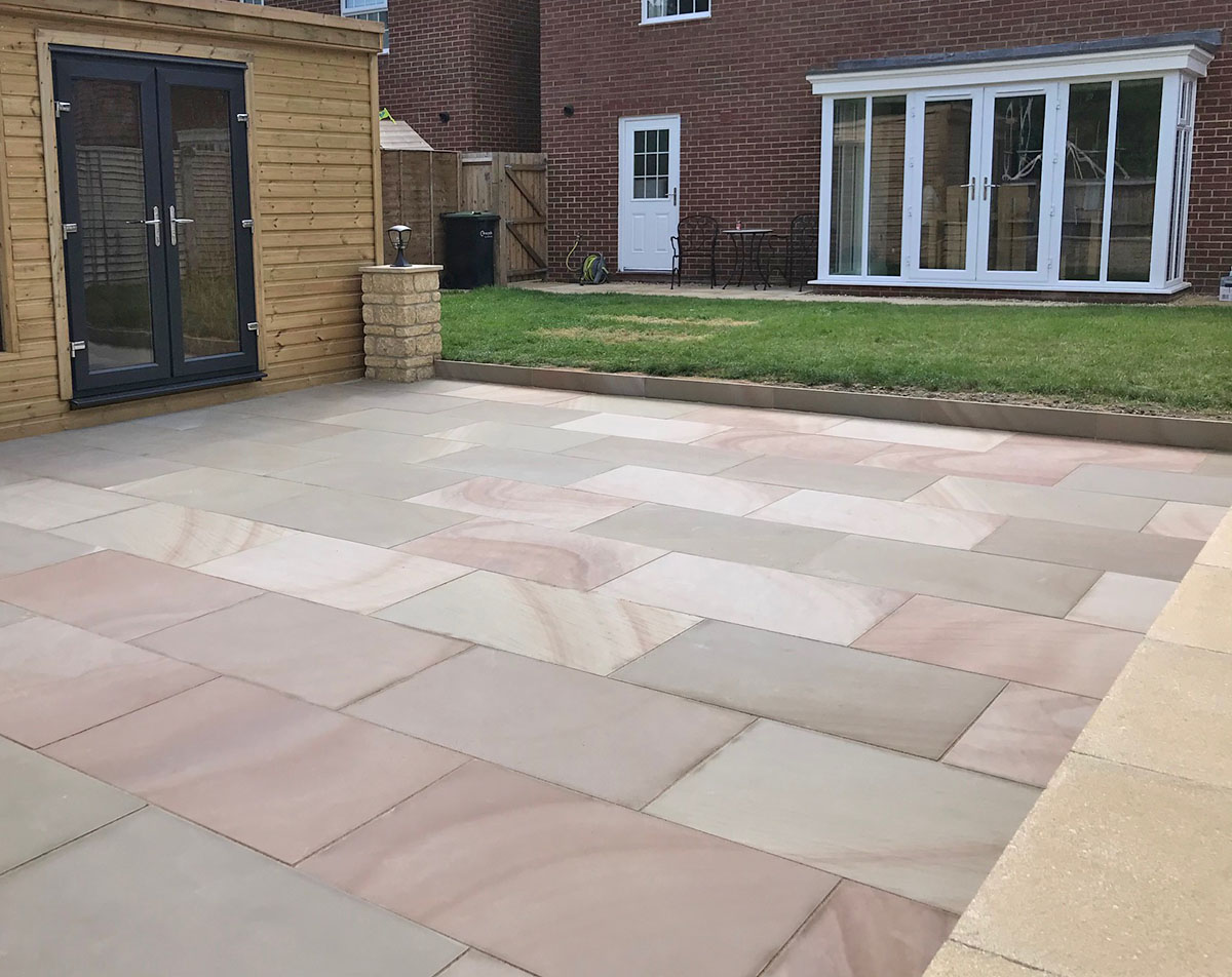 Rippon Buff Indian Sandstone | Paving Slabs & Patio Stones | Nustone