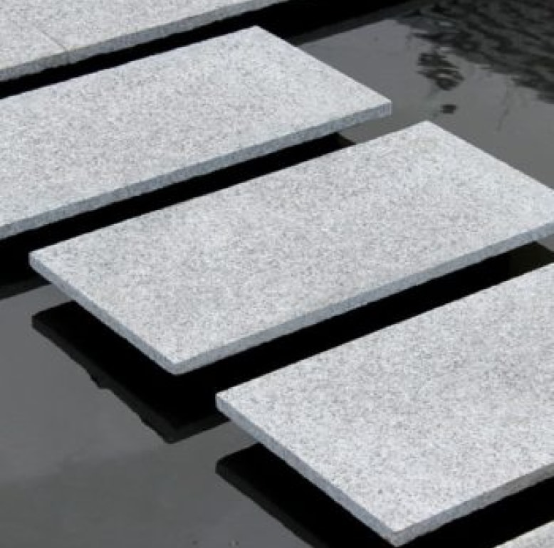 Silver Grey Granite Paving 600x300, Granite Patio Tiles Uk