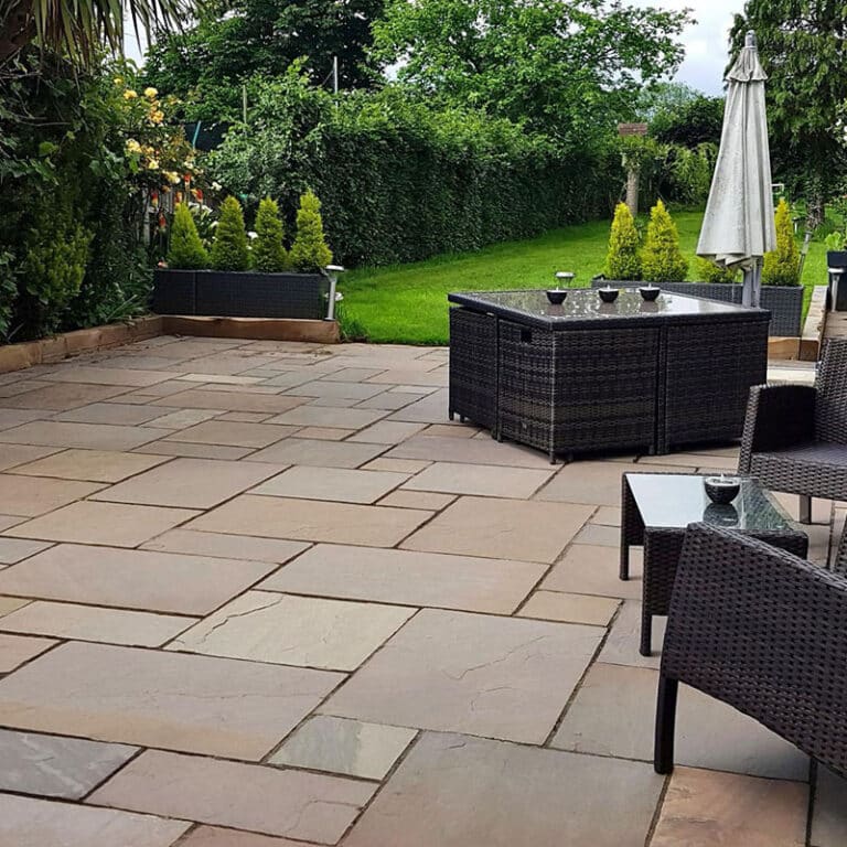 Autumn Brown Sandstone Paving | Paving Slabs & Patio Stones | Nustone