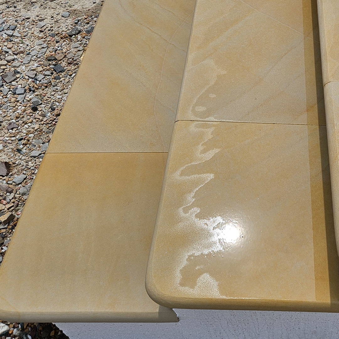 Sawn Mint Sandstone Paving