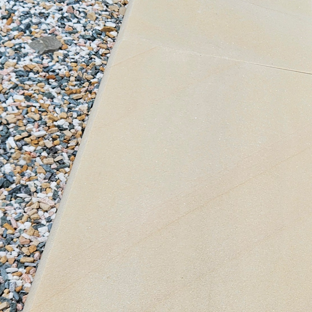 Sawn Mint Sandstone Paving