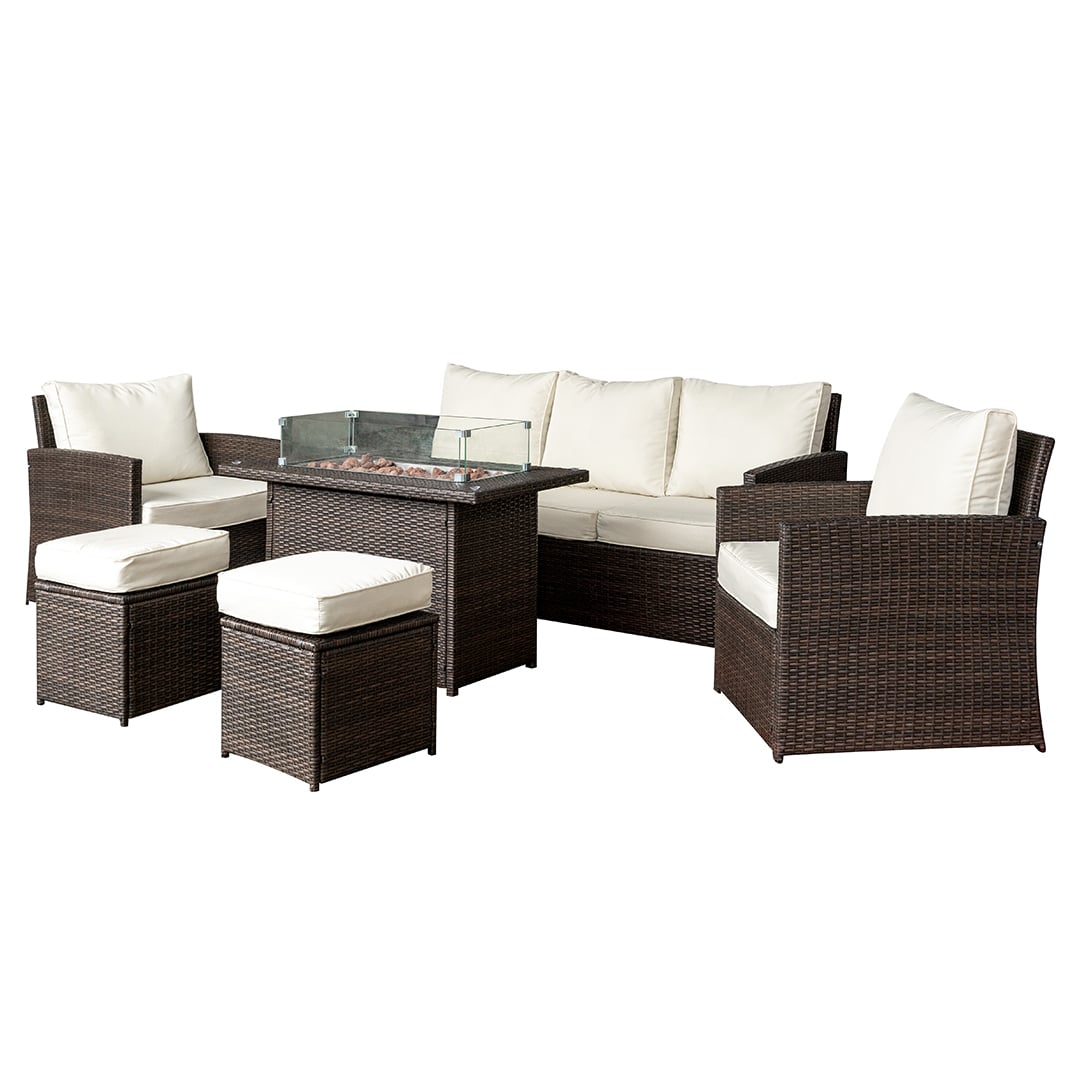 brown rattan patio furniture