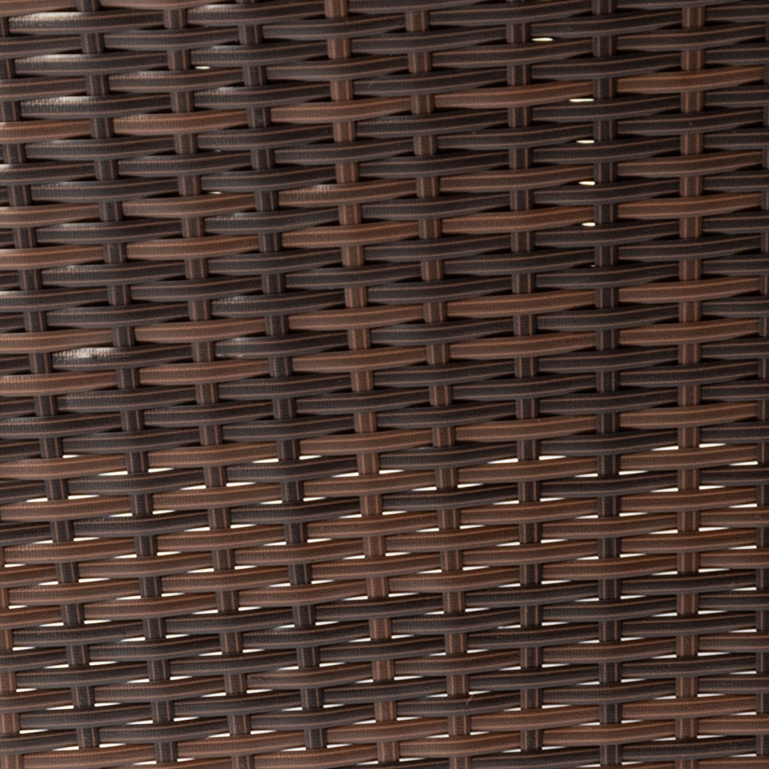 Brown rattan garden furniture